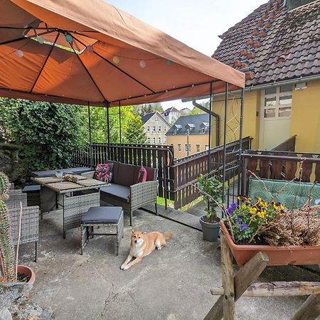 Waldblickwohnung Mit Schoener Terrasse Und Kamin Sebnitz Eksteriør bilde