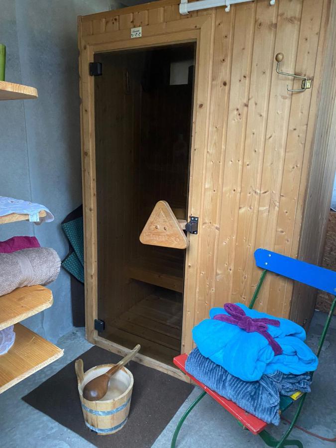 Waldblickwohnung Mit Schoener Terrasse Und Kamin Sebnitz Eksteriør bilde