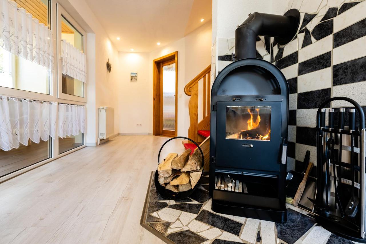 Waldblickwohnung Mit Schoener Terrasse Und Kamin Sebnitz Eksteriør bilde